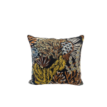 Coussin élégant à motifs botaniques, « luxueux et décoratif » 50/45 cm